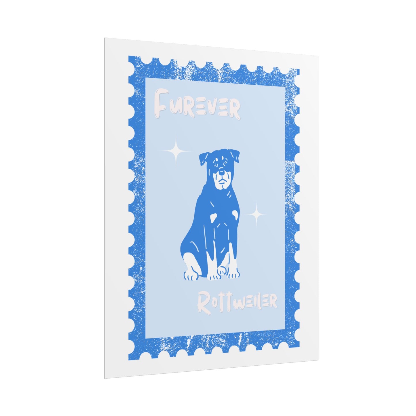 ROTTWEILER Stamp Poster